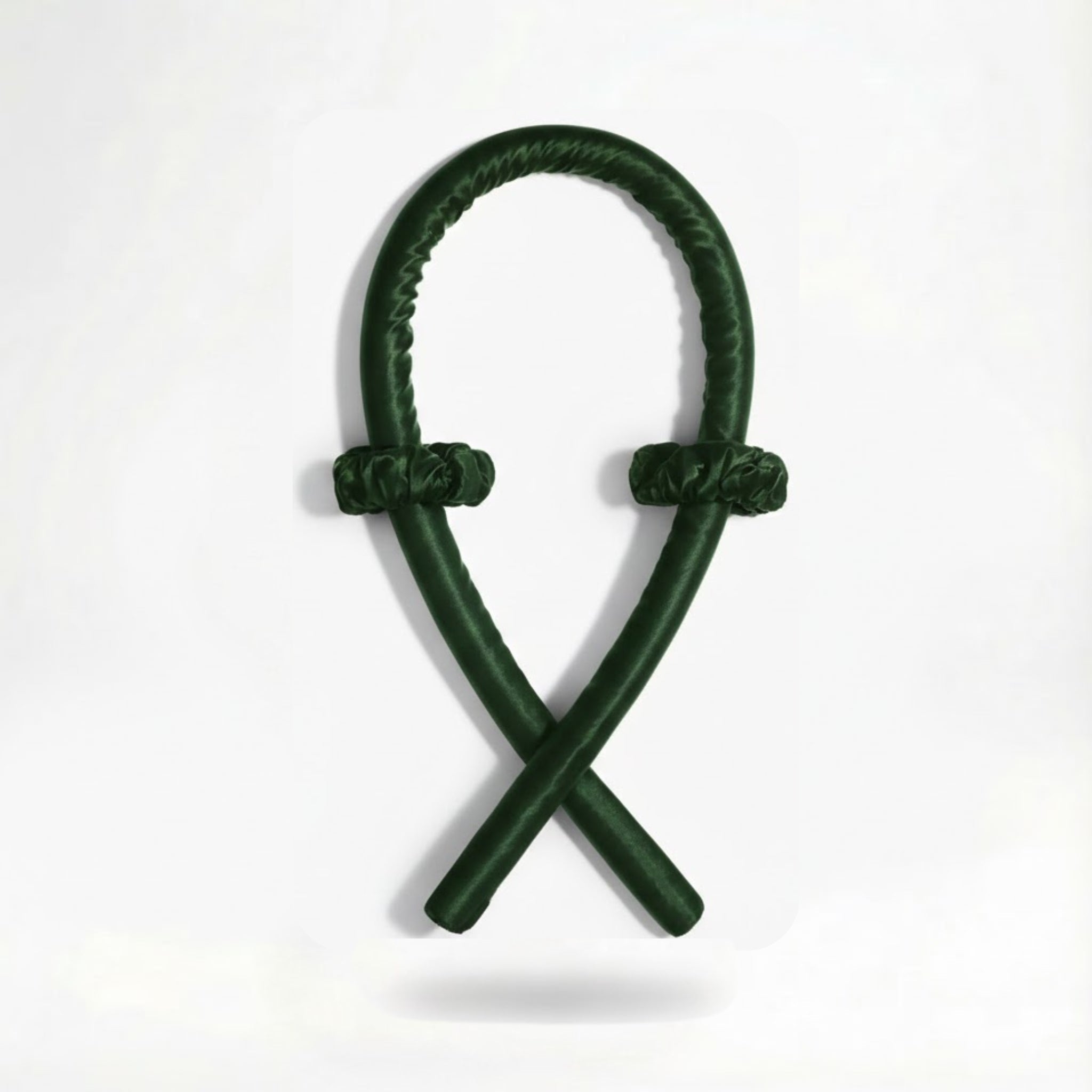 Boucleur sans chaleur en soie de mûrier — Vert royale