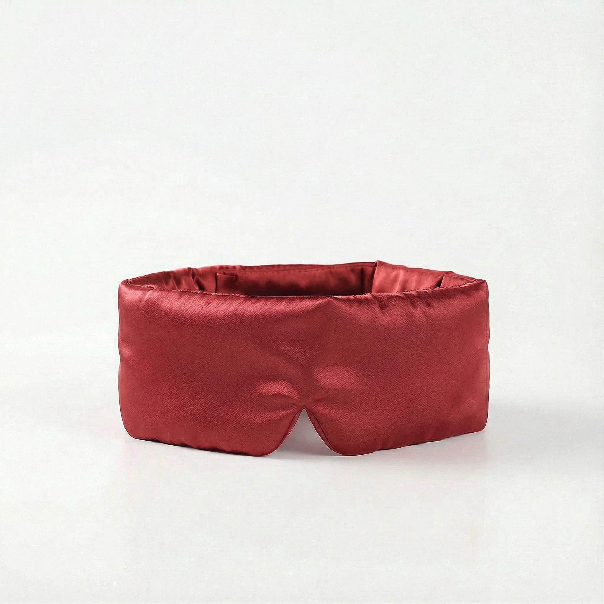Masque de nuit en soie de mûrier — Rouge
