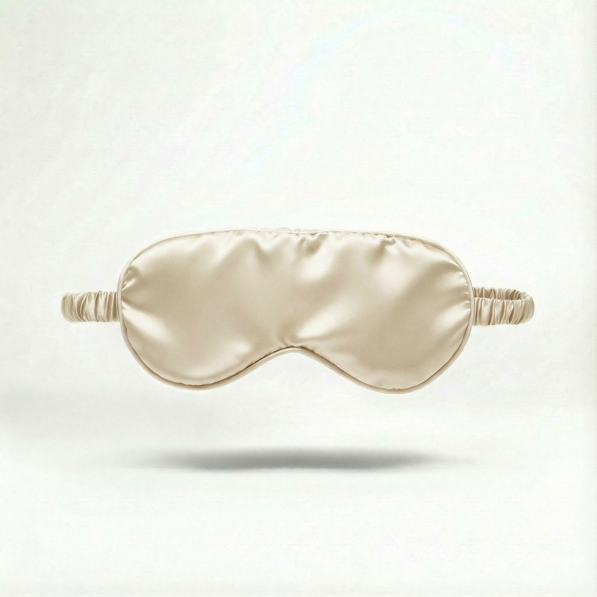 Masque de nuit en soie de murier — Ivoire