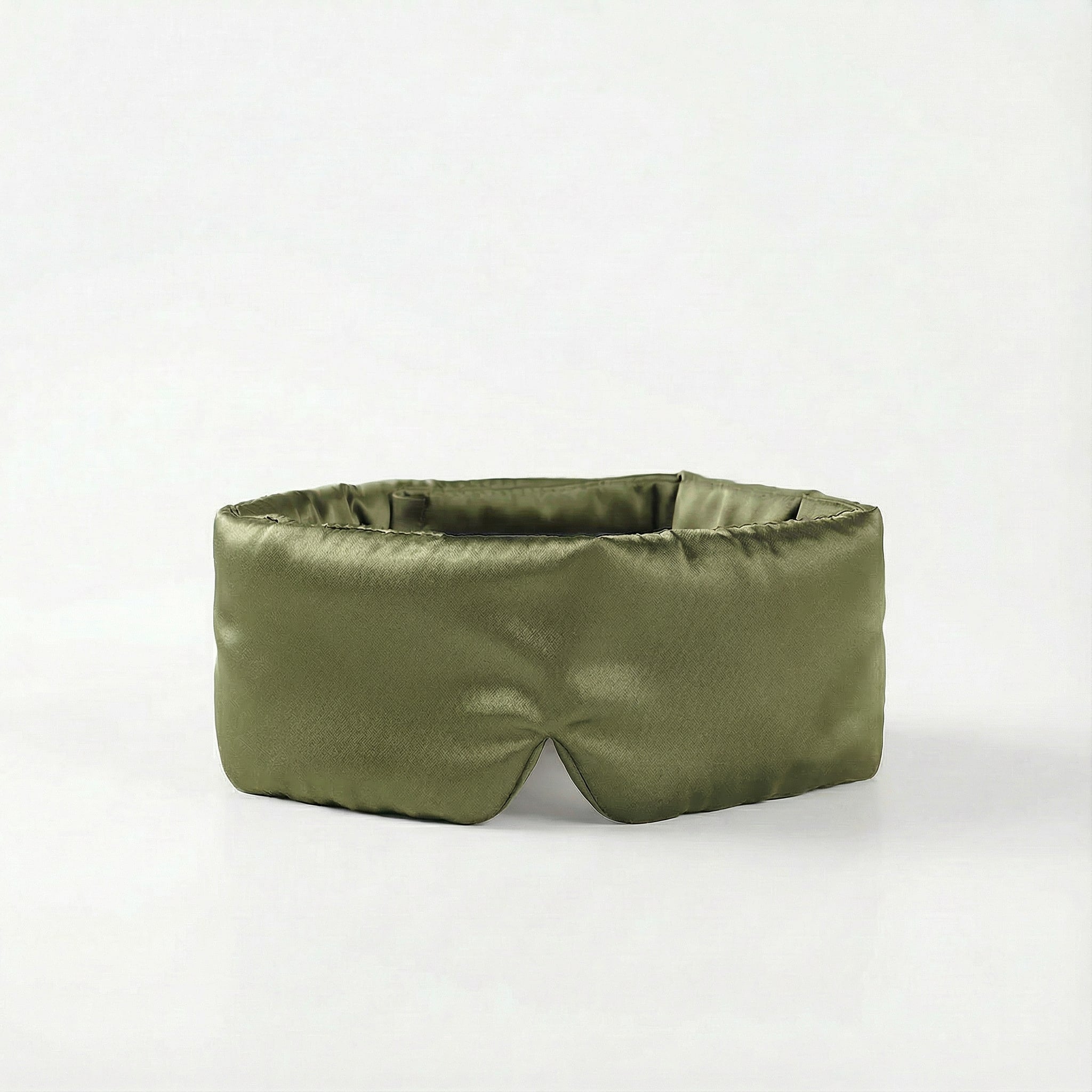 Masque de nuit en soie de mûrier — Vert