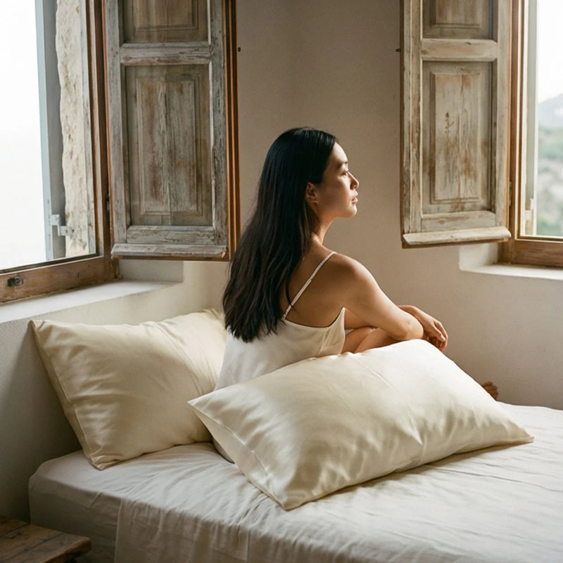 Taie d'oreiller en soie