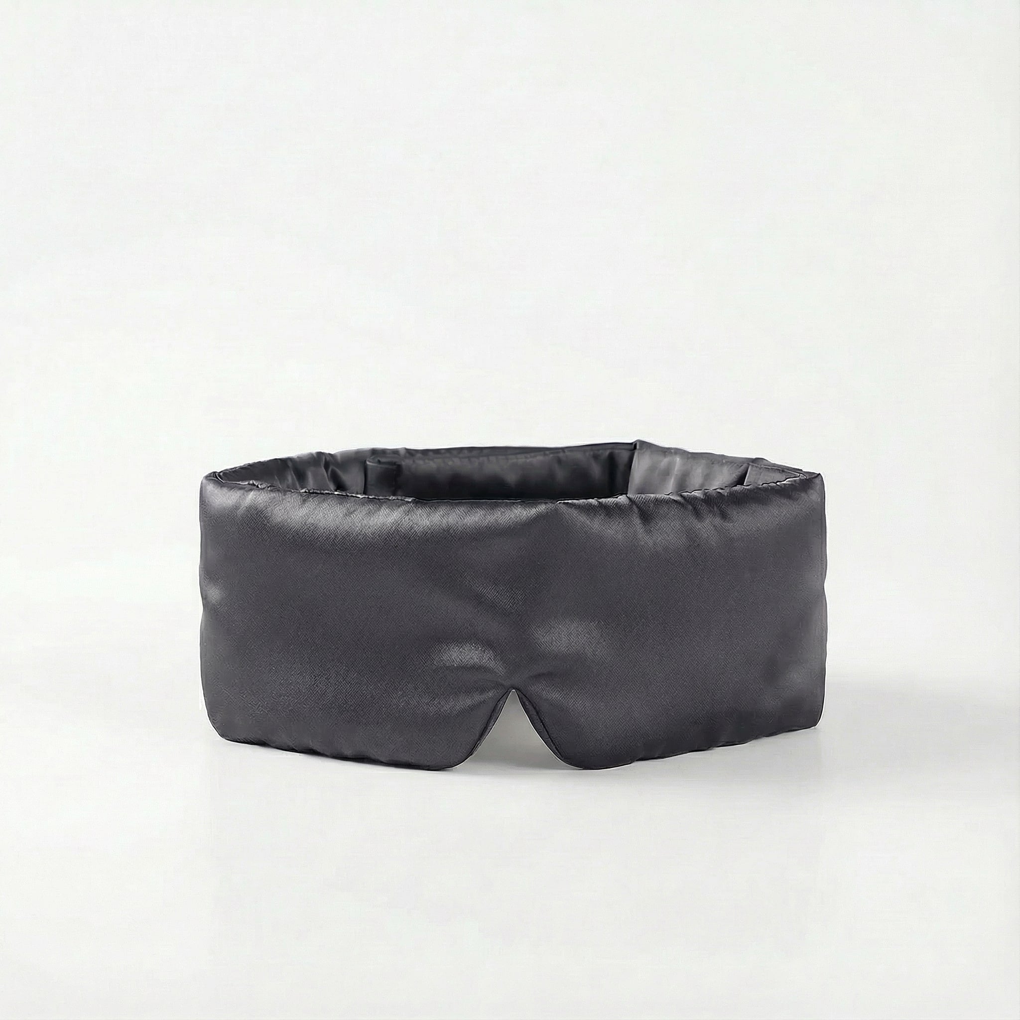 Masque de nuit en soie de mûrier — Noir charbon