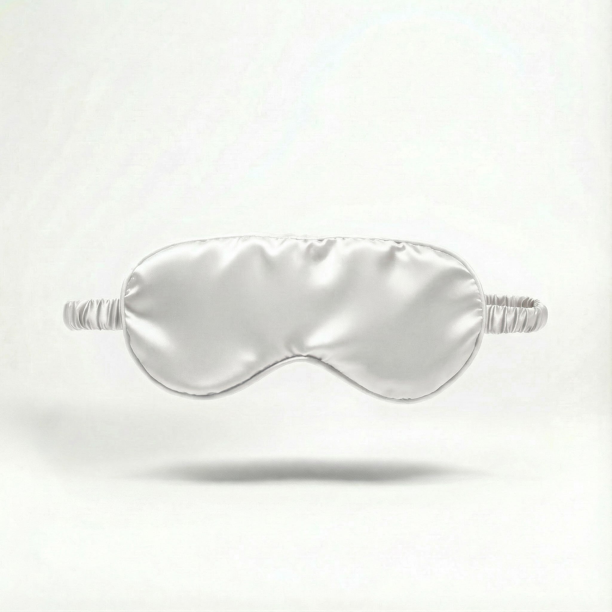 Masque de nuit en soie de murier — Blanc