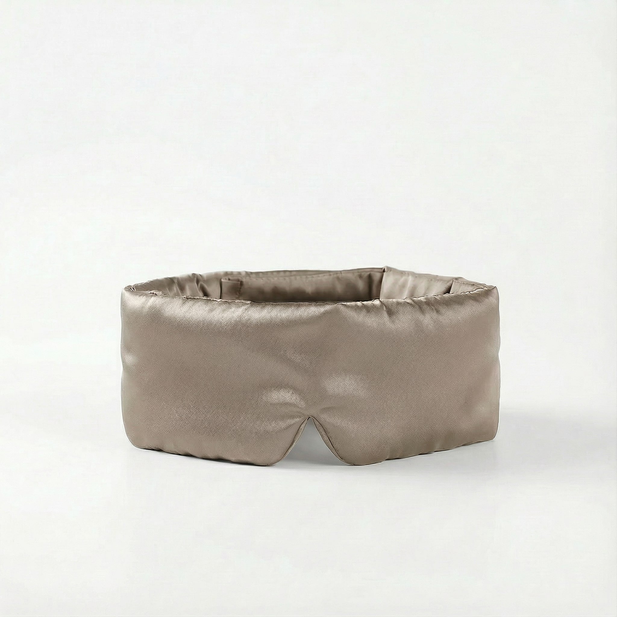 Masque de nuit en soie de mûrier — Beige