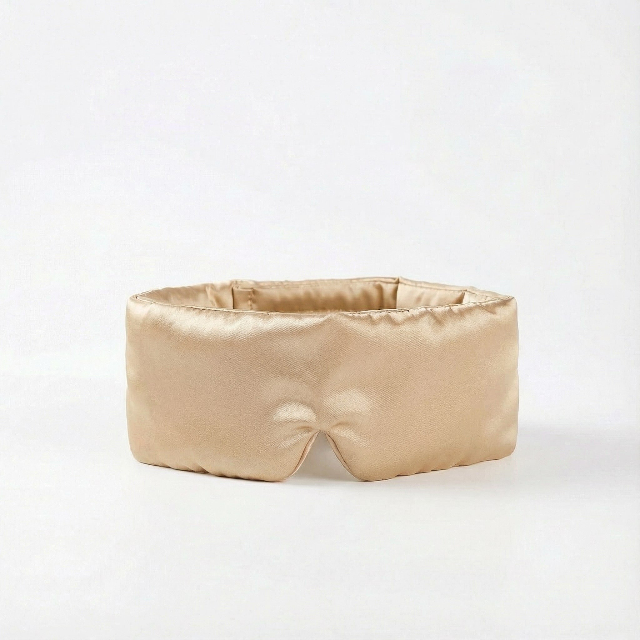 Masque de nuit en soie de mûrier — Champagne