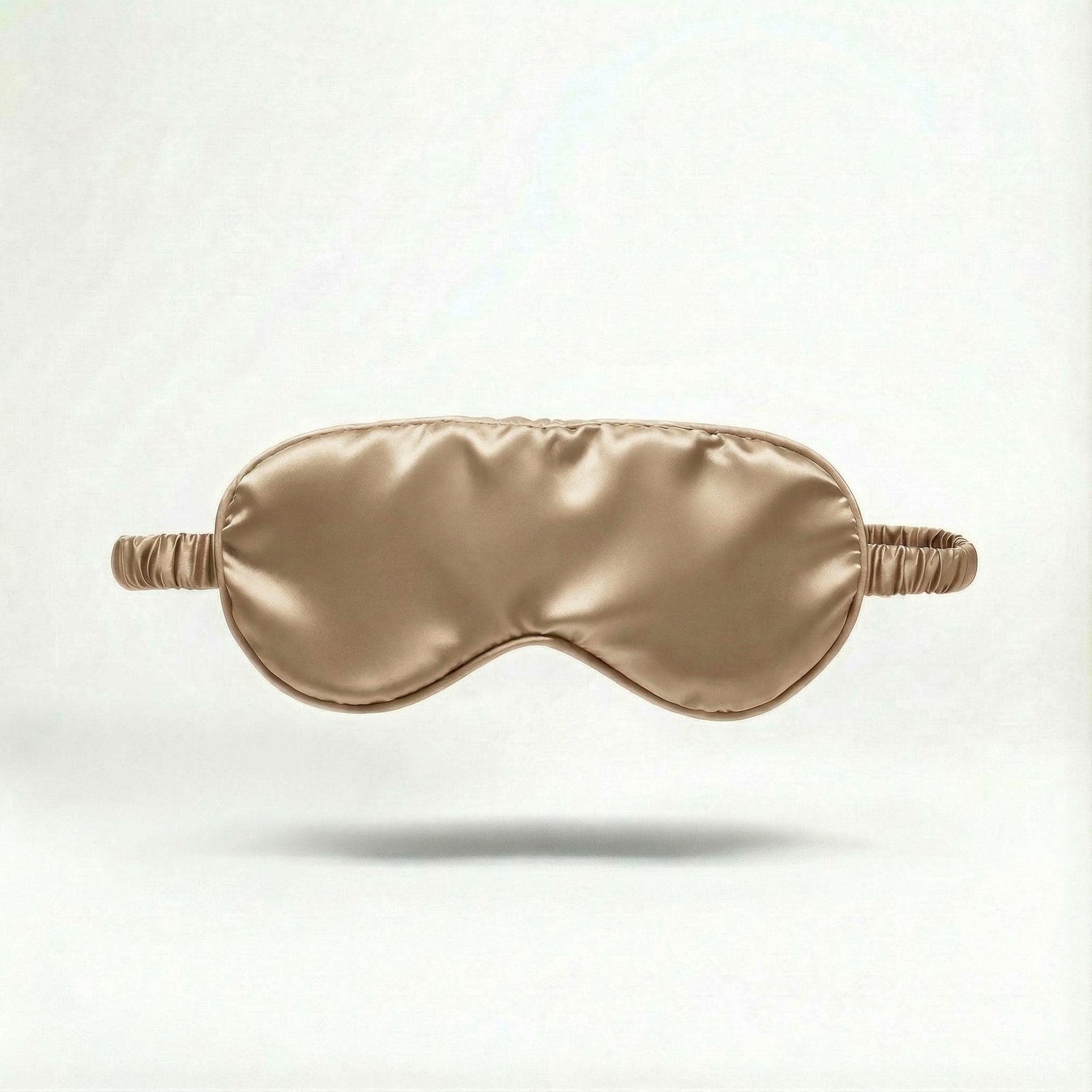 Masque de nuit en soie de murier — Champagne