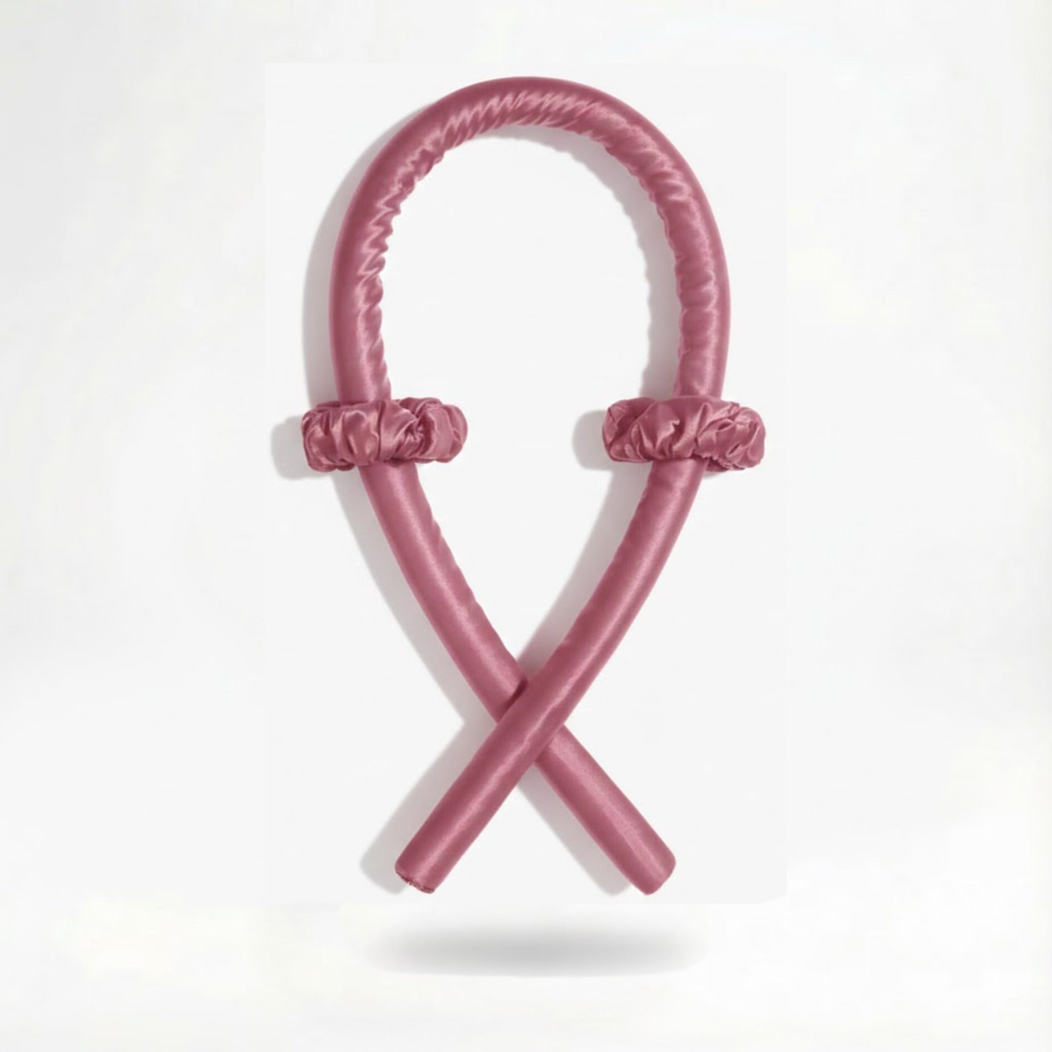 Boucleur sans chaleur en soie de mûrier — Rose pale