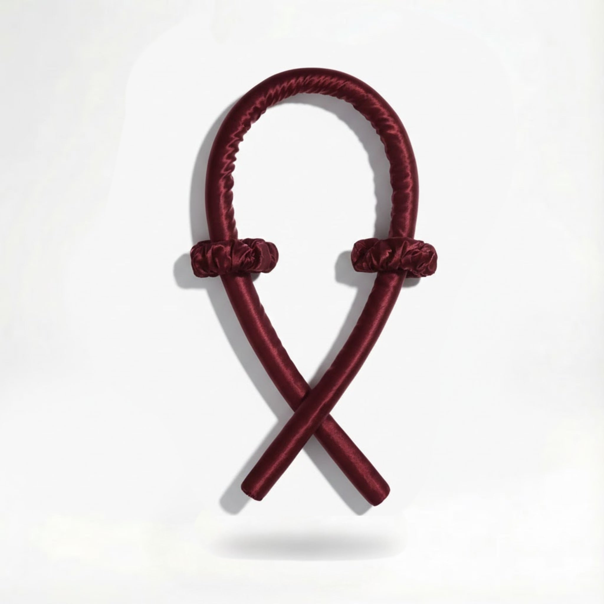 Boucleur sans chaleur en soie de mûrier — Rouge fonccé