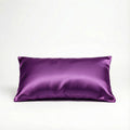 Paire Taie d'oreiller en soie de murier — Violet