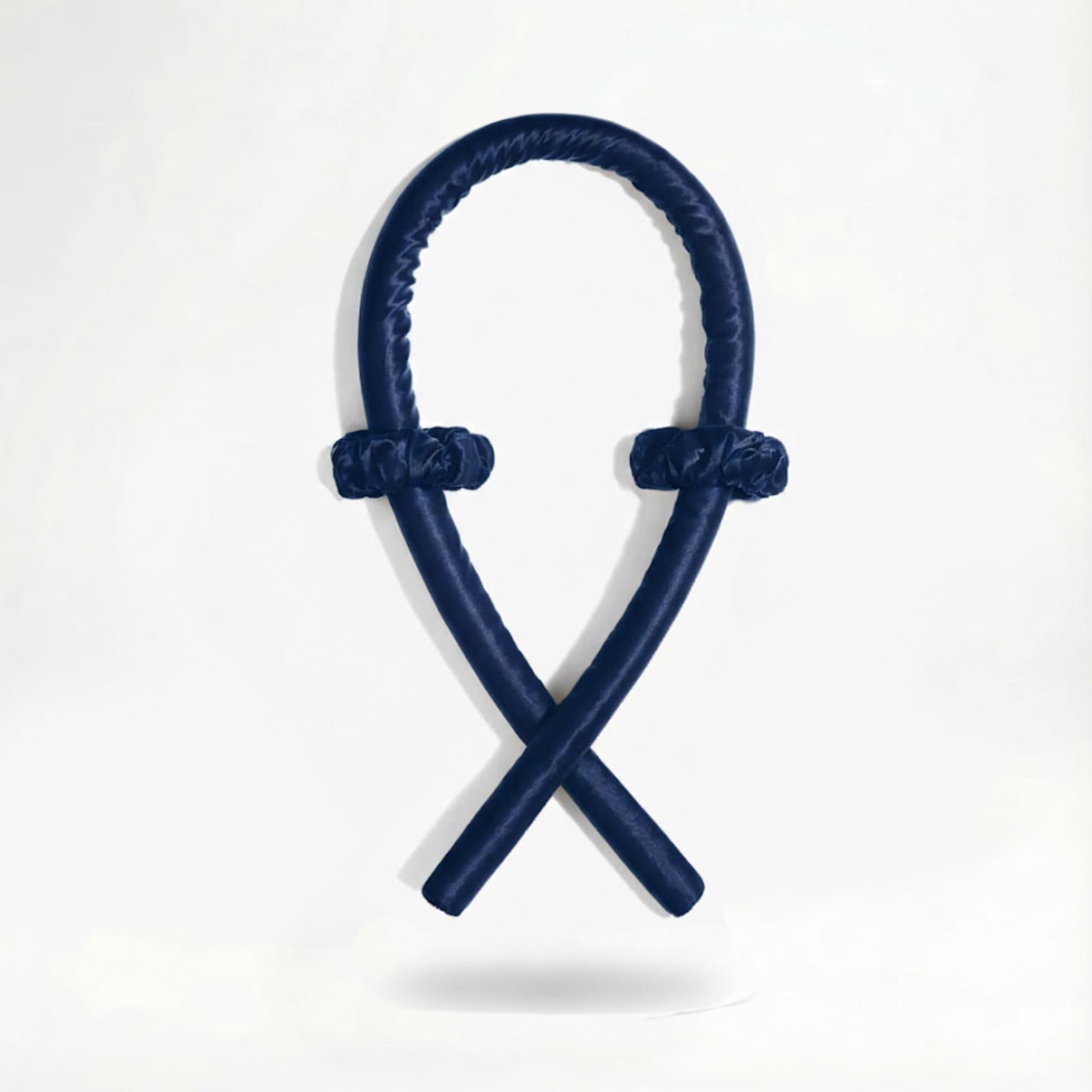 Boucleur sans chaleur en soie de mûrier — Bleu roi