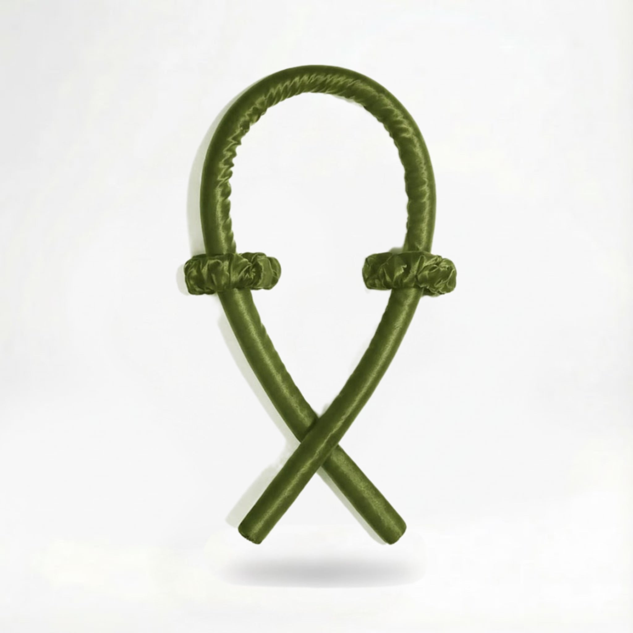 Boucleur sans chaleur en soie de mûrier — Vert