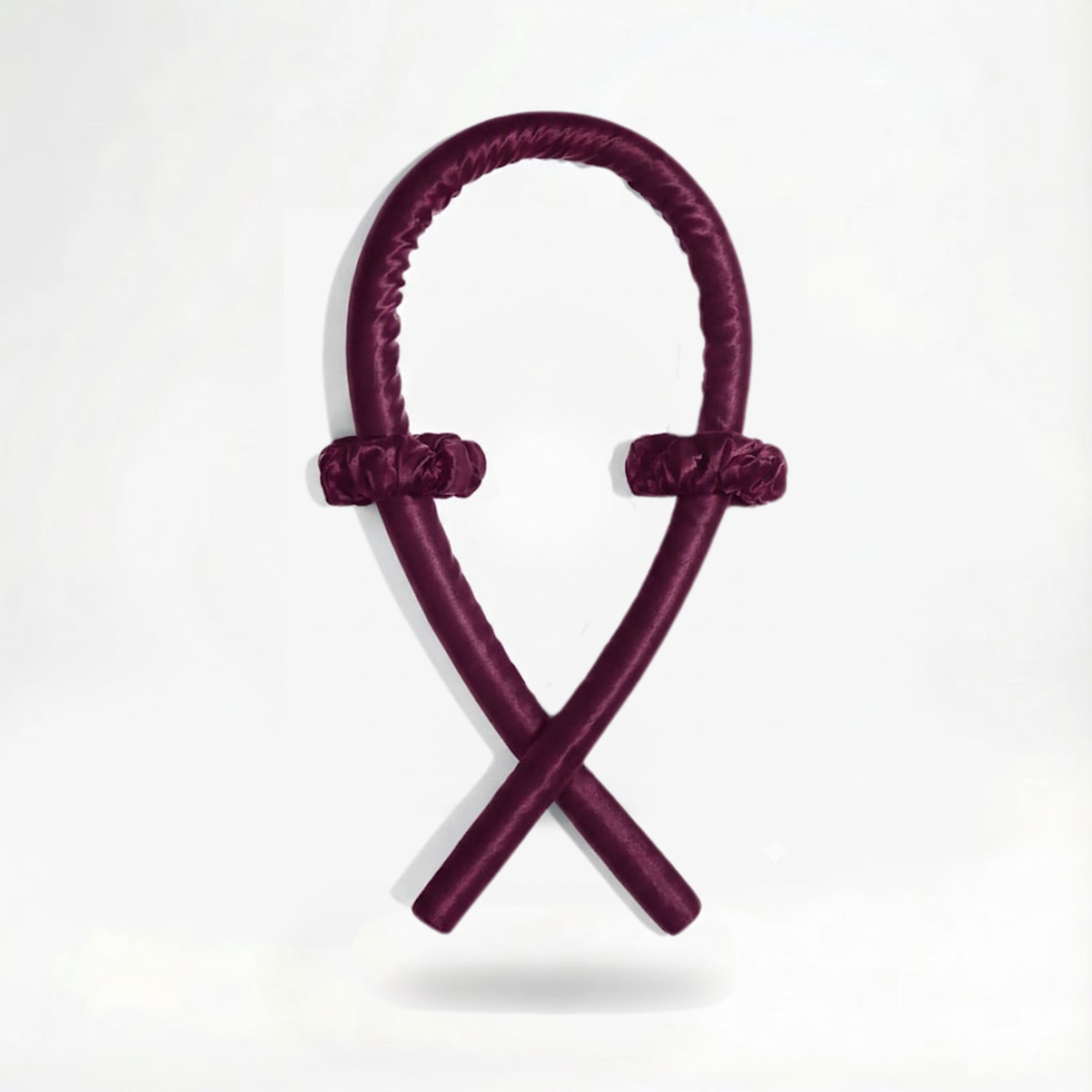 Boucleur sans chaleur en soie de mûrier — Grenat