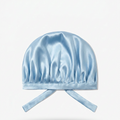 Bonnet en soie de murier — Bleu Ciel